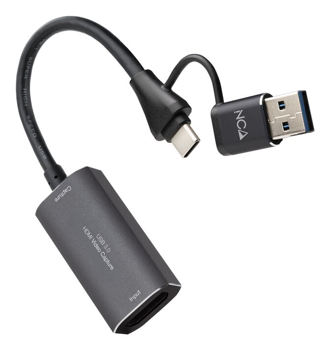 Placa de Captura de V&iacute;deo/&Aacute;udio Nanocable HDMI 4K/30Hz USB-C/USB-A image number 0