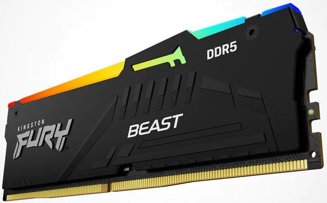 Kingston 16GB DDR5 5600MHz FURY Beast RGB 1R CL40 image number 2
