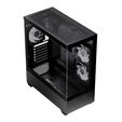 Caixa ATX Aerocool P500D Digi ARGB Vidro Temperado Preto image number null