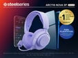 Headset Steelseries Arctis Nova 3P Wireless/Bluetooth Lavanda image number null