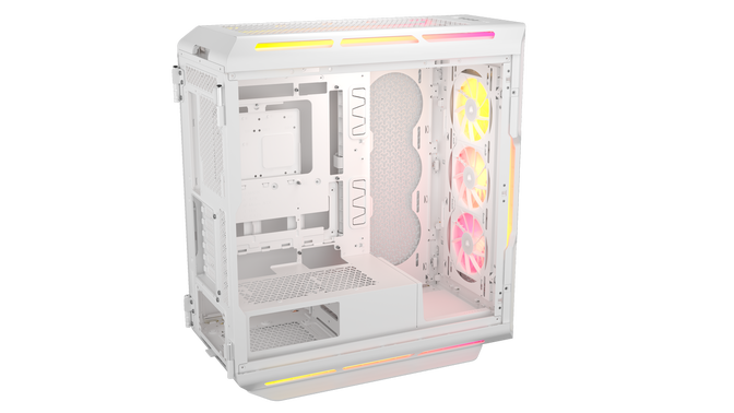 Caixa E-ATX Corsair 5000T LX ARGB Branca Vidro Temperado image number 2