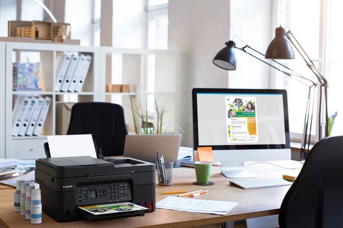 Impressora Multifun&ccedil;&otilde;es a Jato de Tinta Canon PIXMA G4570 MegaTank WiFi Cores image number 8