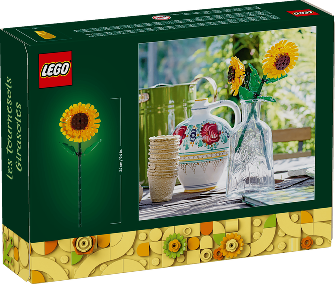 LEGO Botanicals: Girass&oacute;is, 191 Pe&ccedil;as (40524) image number 1