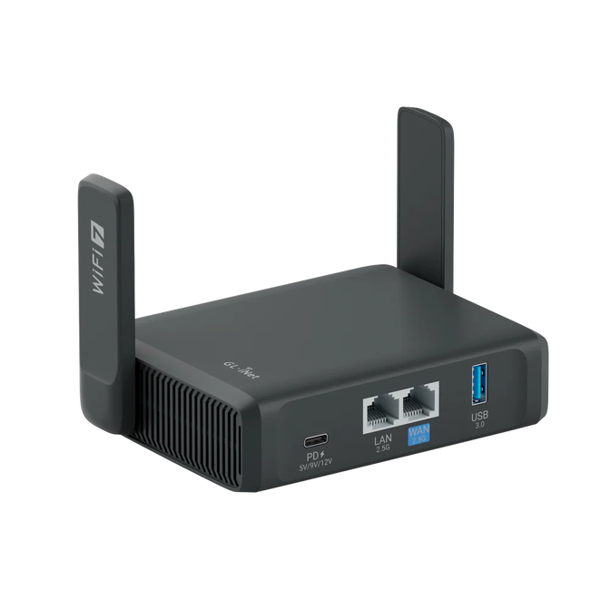 Router de Viagem GL.iNet GL-BE3600 Slate 7 Wireless BE3600 Wi-Fi 7 Dual Band image number 0
