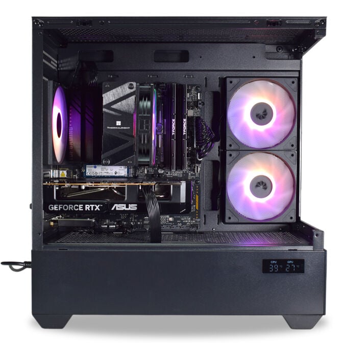 Computador AURA Gamer-PC Powered by ASUS Ryzen 5 7500F 16GB DDR5 1TB RTX 5060 WiFi W11 image number 2