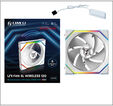Ventoinha Lian Li UNI FAN SL120 Wireless RGB Reverse Blade PWM Branco 120mm image number null