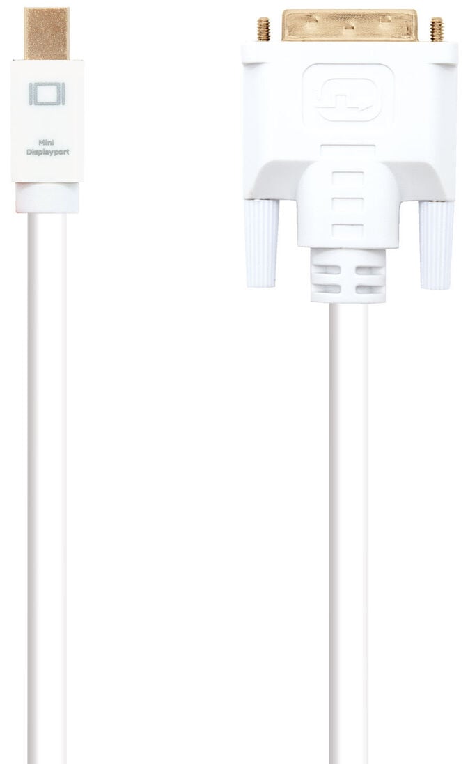 Cabo Conversor Nanocable Mini DisplayPort/M > DVI/M 5 M Branco image number 1