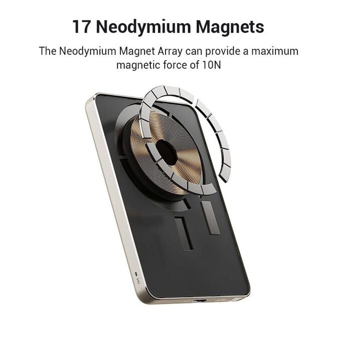 Power Bank Magn&eacute;tica Xiaomi Super Slim 5000 mAh 22.5W Violeta image number 3