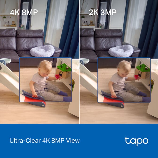 C&acirc;mara de Seguran&ccedil;a TP-Link Tapo C260 4K Pan/Tilt AI Home Security Wi-Fi image number 6