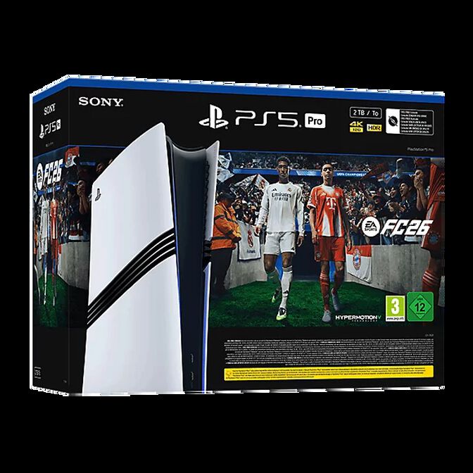 Consola Sony Playstation 5 Pro Edi&ccedil;&atilde;o Digital 2TB + FC 26 image number 4