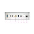 Caixa de liga&ccedil;&otilde;es multim&eacute;dia de parede Nanocable VGA + 2x HDMI + JACK 3,5 mm + 1x USB-C 10G + 1x USB-B 2.0 + 1x USB-A 3.0 + 1x RJ45 Cat.6A STP Branca image number null