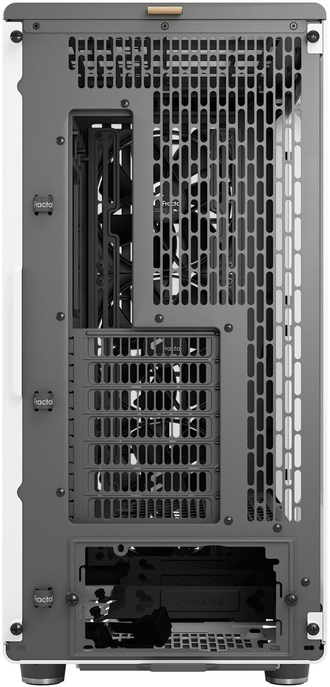 Caixa E-ATX Fractal Design North XL Chalk White TG Clear Reverse Connector image number 13