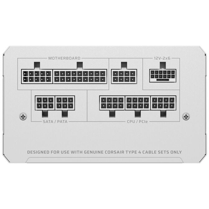 Fonte Modular Corsair RMe Series RM1000e ThermalProtect 1000W 80 Plus Gold ATX3.1 - PCIe 5.1 Branca image number 7
