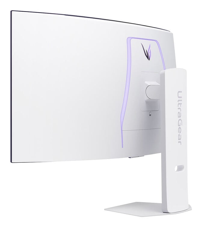 Monitor Curvo Gaming LG UltrGear 39" 39GX90SA-W OLED WQHD 240Hz 0.03ms G-Sync Compatible Smart webOS Branco image number 3