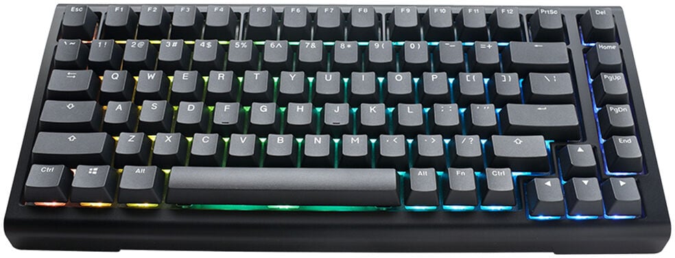 Teclado Mec&aacute;nico Ducky Tinker75 75% RGB Black MX Red (ES)