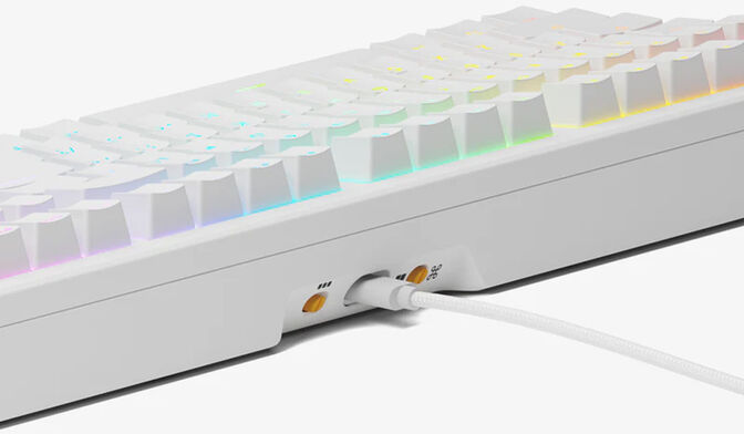 Teclado Mec&acirc;nico Glorious GMMK 3 HE 100% Branco - Fox HE Switch (US) image number 2