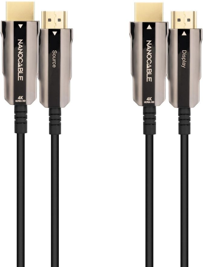 Cabo HDMI V2.0 AOC Nanocable 4K@60HZ 18Gbps 15 M Preto image number 1