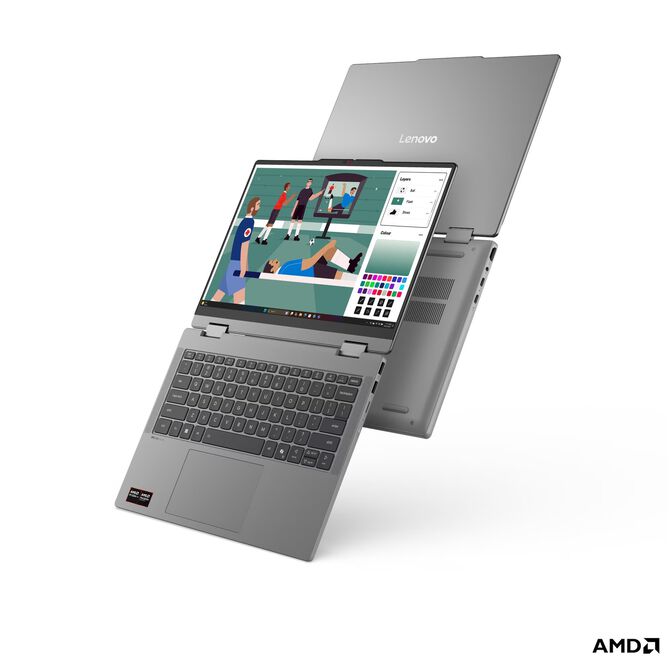 Port&aacute;til Lenovo IdeaPad 5a 2-in-1 14AHP11-165 14" R5 230 16GB DDR5 512GB Radeon 760M WUXGA Touch W11 image number 8