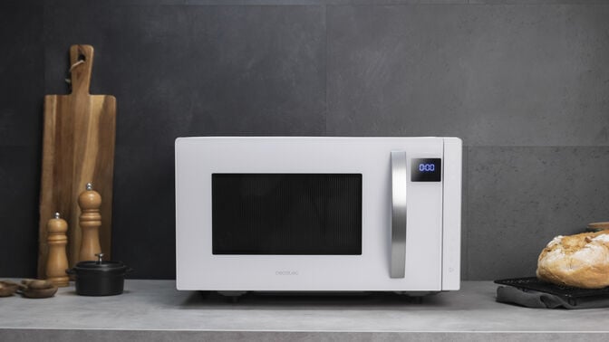 Micro-ondas Cecotec GrandHeat 2300 Flatbed Touch Branco image number 2