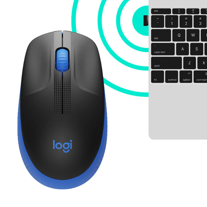 Rato Logitech M190 1000DPI Wireless Azul image number 3