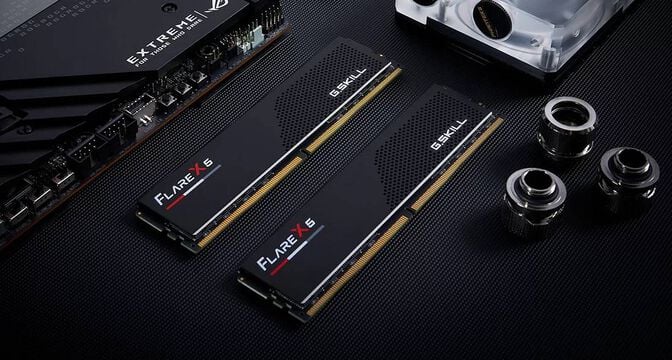 G.Skill Kit 32GB (2 x 16GB) DDR5 6000MHz Flare X5 EXPO CL28 Black - F5-6000J2836G16GX2-FX5 image number 5
