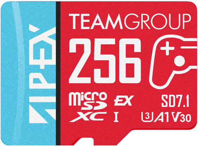 Cart&atilde;o Team Group MicroSD Express Nintendo Switch 2 / ROG Ally 256GB image number 1