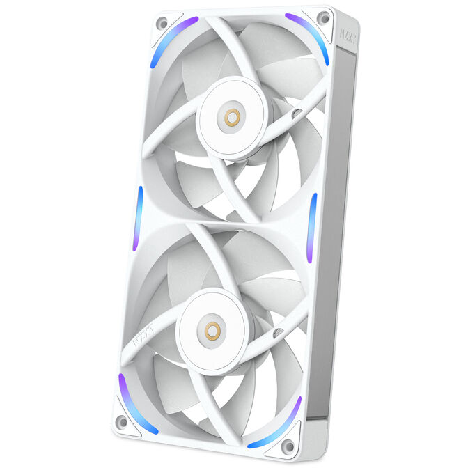 Ventoinha NZXT F240X Perfomance RGB Single-Frame Brancas - Dupla Vento&iacute;nha 120mm (240mm) image number 6
