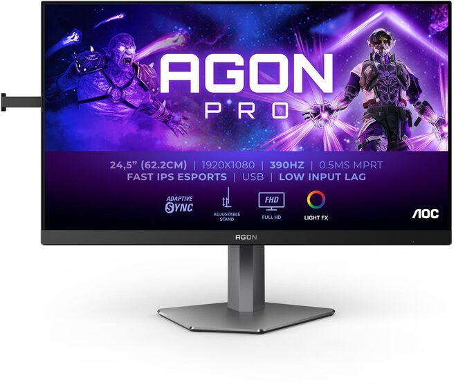 Monitor AGON by AOC PRO 24.5" AG256FS Fast IPS FHD 390Hz 0.3ms Adaptive Sync HDR400 image number 0