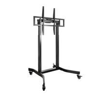 Suporte M&oacute;vel Tooq LUX c/Ajuste El&eacute;trico em Altura 55" a 100" M&aacute;x. 120Kg Preto
