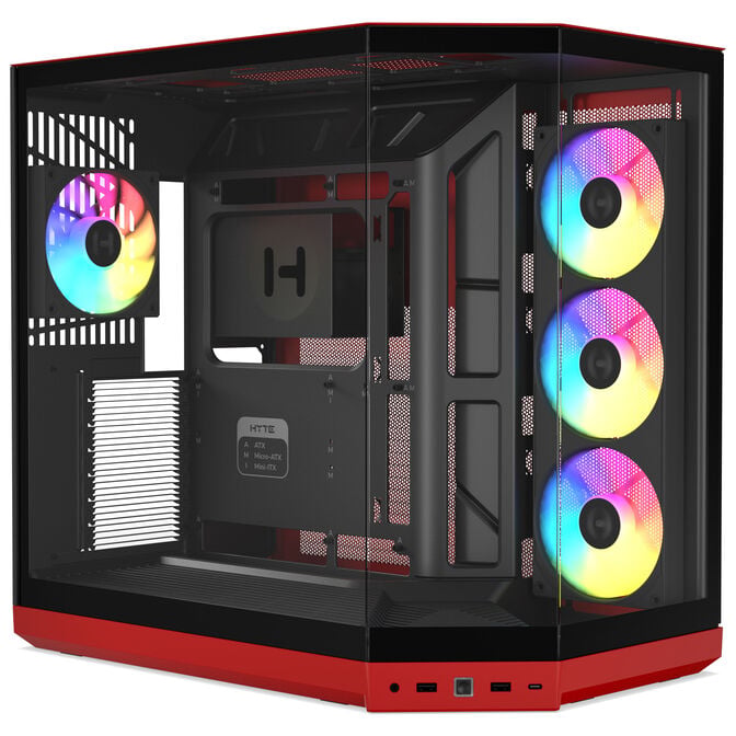 Caixa E-ATX Hyte Y50 Vidro Temperado Wild Cherry image number 0