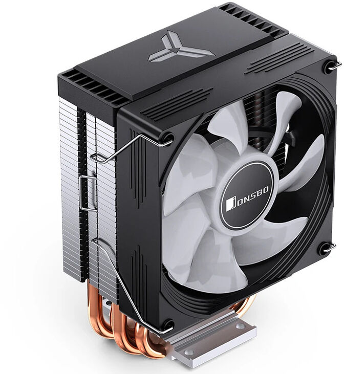 Cooler CPU Jonsbo CR-1300 EVO RGB Preto - 90mm image number 1