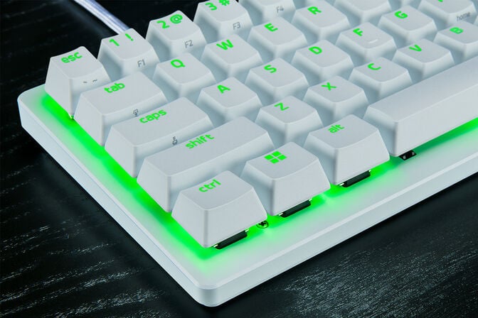 Teclado Razer Huntsman V3 Pro TKL RGB Analog Optical Switch Branco (US) image number 5