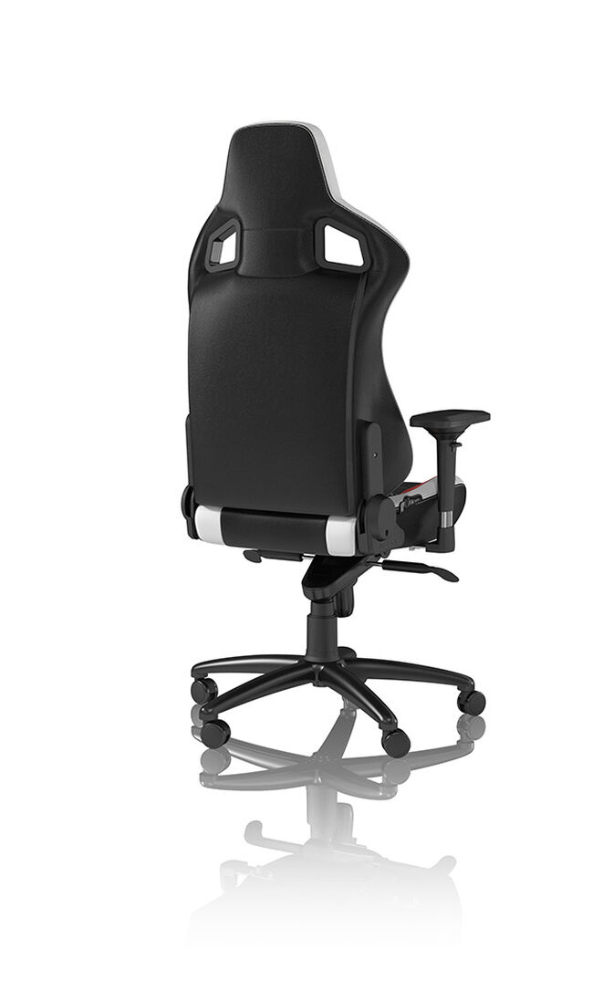 Cadeira noblechairs EPIC Real Leather - Preto / Branco / Vermelho image number 2