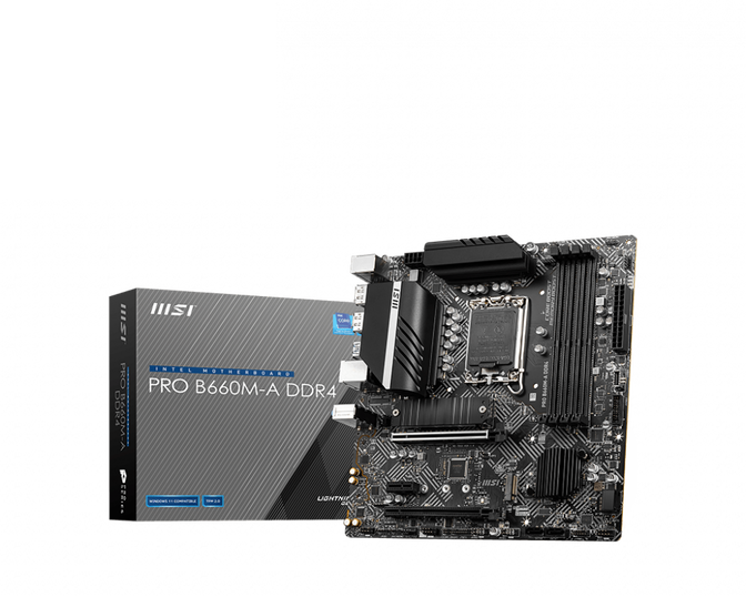 ** B Grade ** Motherboard MSI PRO B660M-A DDR4 image number 0