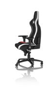 Cadeira noblechairs EPIC Real Leather - Preto / Branco / Vermelho image number null