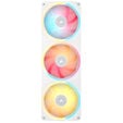 Ventoinha Corsair iCUE Link LX360-R RGB PWM Branca 120mm (Pack 3) image number null