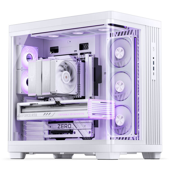 Caixa ATX Jonsbo TK-4 Vidro Temperado Branco image number 5