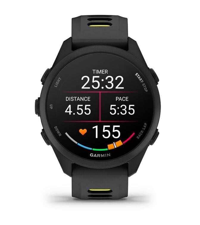 Smartwatch Garmin Forerunner 170 43mm Preto image number 1