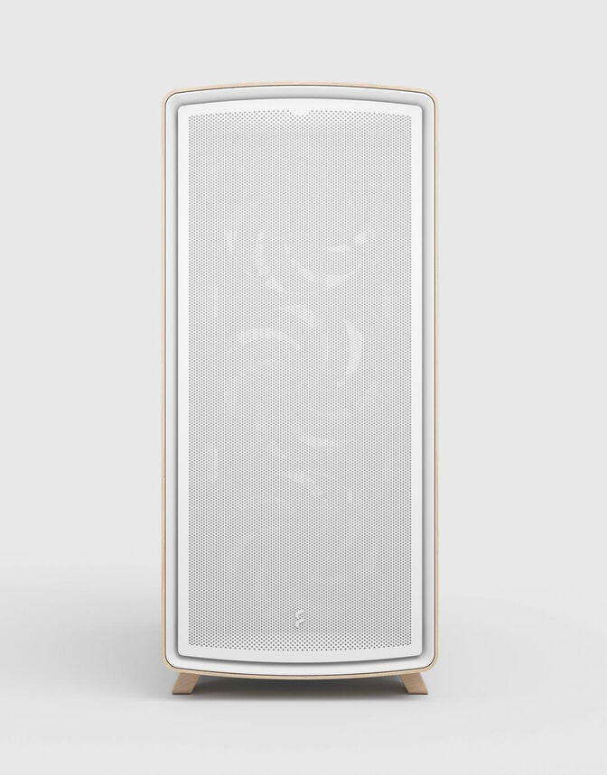 Caixa E-ATX Fractal Design Summit Chalk White TG Clear Tint image number 5
