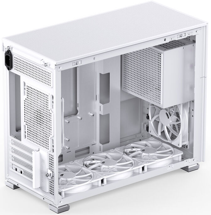 Caixa Micro-ATX Jonsbo D31 MESH Vidro Temperado Branco image number 3