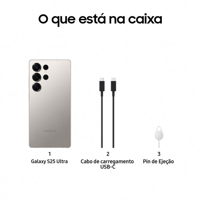 Smartphone Samsung Galaxy S25 Ultra  6.9" (12 / 1TB) 120Hz Cinzento Tit&acirc;nio image number 7