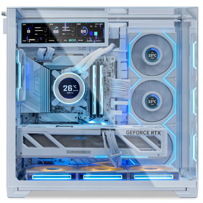 Monitor Port&aacute;til Lian Li 8.8" Branco image number 8