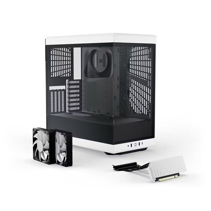 Caixa ATX Hyte Y40 Vidro Temperado Preto/Branco image number 1