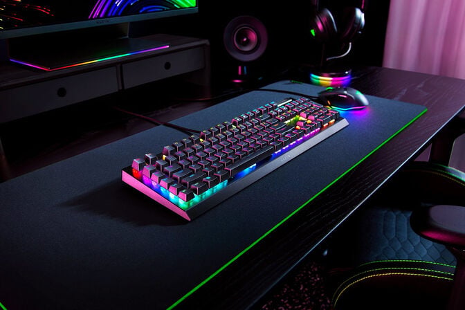 Teclado Razer BlackWidow V4 X RGB Yellow Switch (PT) image number 4
