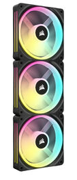 Ventoinha Corsair iCUE Link QX120 RGB PWM Preta 120mm (Pack 3) image number null
