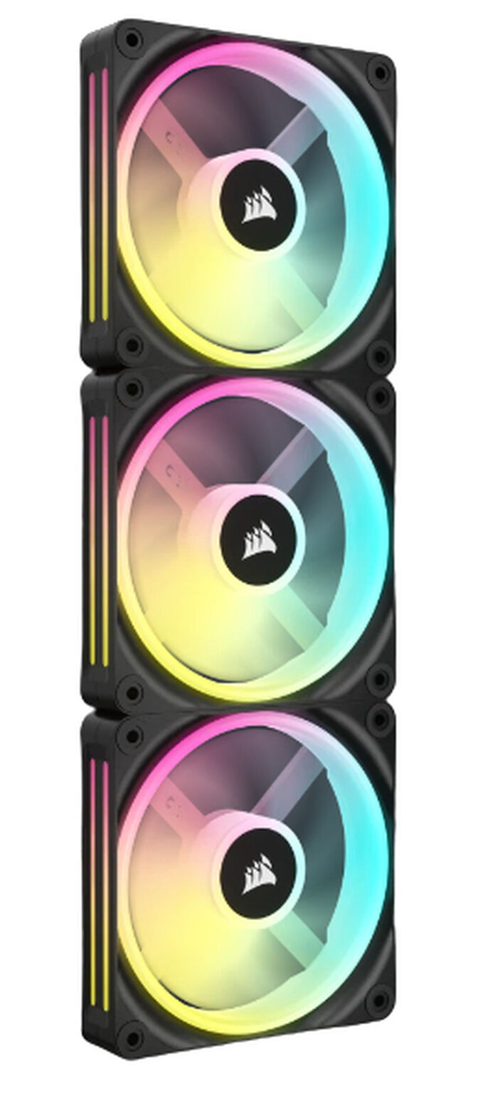 Ventoinha Corsair iCUE Link QX120 RGB PWM Preta 120mm (Pack 3) image number 5