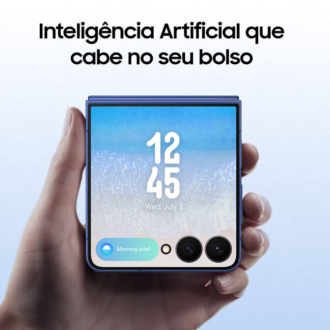 Smartphone Samsung Galaxy Z Flip 7 5G 6.9" (12 /256GB) 120Hz Preto Noturno image number 2