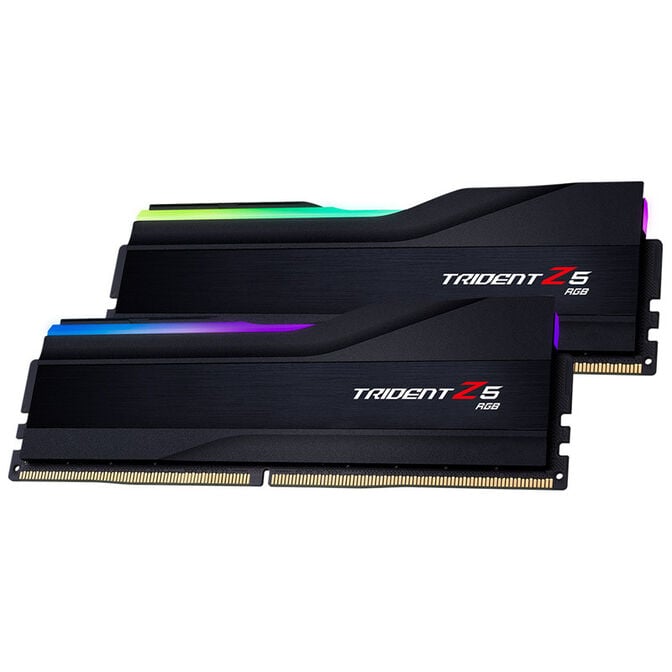 G.Skill Kit 32GB (2 x 16GB) DDR5 7800MHz Trident Z5 RGB CL36 Black - F5-7800J3646H16GX2-TZ5RK image number 2