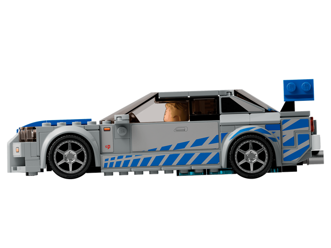 LEGO Speed Champions: Velocidade Furiosa Nissan Skyline GT-R (R34), 319 Pe&ccedil;as (76917) image number 3