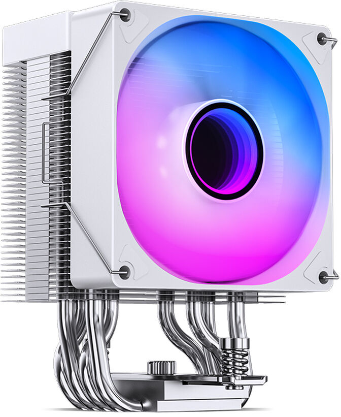 Cooler CPU Jonsbo CR-1400 V2 RGB Branco - 92mm image number 3